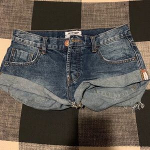 One Teaspoon bandit denim shorts